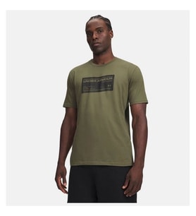 UNDER ARMOUR UA Box Label Haki Erkek T-Shirt 6017350-390