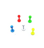 Renkli Taşlı Çelik 5 Adet Kaş Tragus Piercing