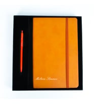 İsme Özel Defter ve Kalem Seti - Şık Hediye Kutusu