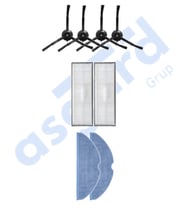ROBOROCK S8 , S8+ ,S8 PRO-PRO ULTRA UYUMLU 4 Yan Fırça 2 Filtre 2 Mop PKT-iasgf0000751