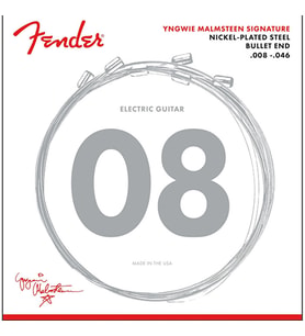 Fender 0733250600 Yngwie Malmsteen Signature Elektro Gitar Teli (08-46) Yngwie Malmsteen Özel Ölçüleri Hızlı Solo ve Derin Bendler İçin
