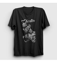 Presmono Unisex Siyah Chester V2 Linkin Park T-Shirt 97427tt