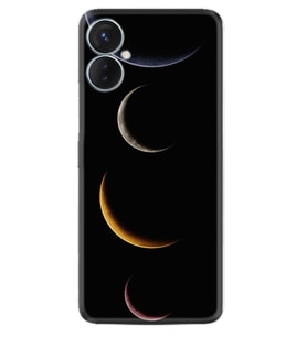 Tecno Spark 9T Kılıf Resimli Desenli Silikon Platinium Series Gezegenler 1901