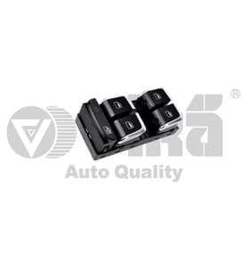 8K0959851F Cam Açma Anahtarı 4'lü Krom - Audi A4 2008-> - A5 2008-2011 - Q5 2009->