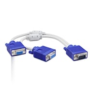 Vga Y Çoklayıcı Kablo 2 Çıkışlı 30 Cm HDX7753