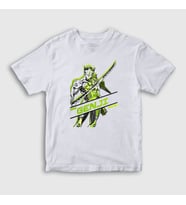 Presmono Unisex Çocuk Beyaz Genji Oyun Overwatch T-Shirt 358508tt