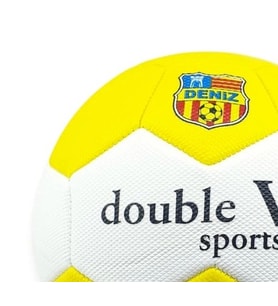 Futbol Topu Dikişli 420 gr No:5 - FB-660-SARI - 1 ADET