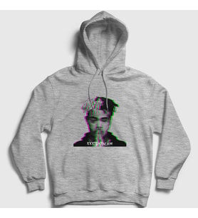 Presmono Unisex Gri Pray XXXTentacion Kapüşonlu Sweatshirt 48721tt (Gri)