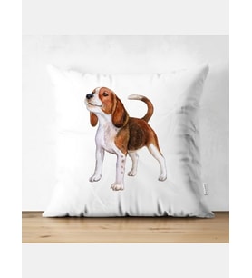 Köpek Model Kırlent Kılıfı - Köpek Yastık Kılıfı