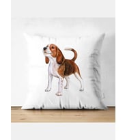 Köpek Model Kırlent Kılıfı - Köpek Yastık Kılıfı