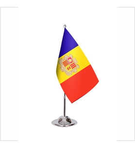 Andorra Tekli Masa Bayrağı