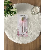 Pamuğum Atelier Pembe Zambak Detaylı İnci Tozu Karışımlı 10 ml Pembe Kolonyalı Düğün, Nikah, Nişan Hediyeliği (15-25-50-100-200 Adet)