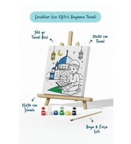 Ramazan Eğitici Boyama Seti Kur’an Okuyan Çocuk (Şövaleli)