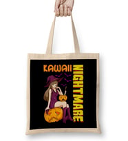 Kawaii Nightmare Halloween Anime Princess Witch Bez Çanta Uzun Saplı