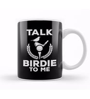 Cute Talk Birdie To Me Funny Golfing Pun Golfer Kupa Bardak Porselen