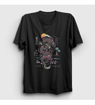Presmono Unisex Siyah Dragon Tokyo Japan Ejderha T-Shirt 288058tt