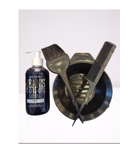 Jeans Color Boya Su Bazlı Mavi 250 ml Boya Kabı Fırçası Set