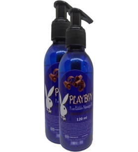 Playboy Pure Edible Massage Oil 120ml Çikolata Aromalı Masaj Yağı 2 Adet
