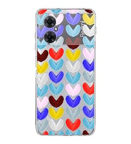 PrintiFy Redmi Note 11 ile Uyumlu Water Color 1  Kamera Korumalı Şeffaf  Kılıf