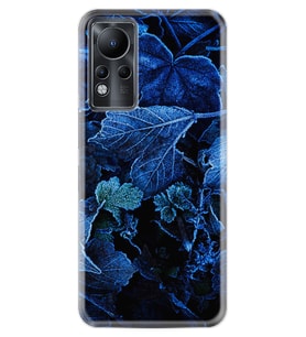 INFINIX Note 11 Pro Note 10 Hot 9 Play Kılıf Desemli Silikon Blue Foid 1628