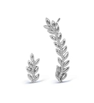 925 Ayar Gümüş Zirkon Taşlı Bahar Dalı Küpe - K020401
