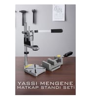 Tezgah Üstü Matkap Standı  + Tezgah Mengenes Seti