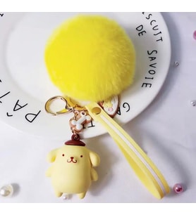 Kawaİ Sanrio Pom Pom Purin Pon Ponlu Anahtralık