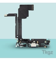 Apple İphone 15 PRO MAX Full Şarj Soketi Filmi FLEX (MAVİ)
