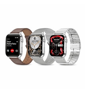 Haino Teko Watch Ultra 14 Amoled Ekran WaterProof 3 Kordonlu Akıllı Saat Gümüş Teko14