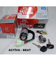 HONDA ACTİVA 100 - BEAT (ESKİ TENEKE KASA ) KONTAK SETİ  ARASMOTO (Siyah)