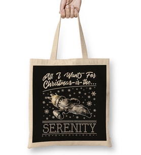 All I Want For Christmas Is The Serenity Bez Çanta Uzun Saplı