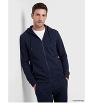 LCWAIKIKI Classic Lacivert Kapüşonlu Erkek Fermuarlı Sweatshirt