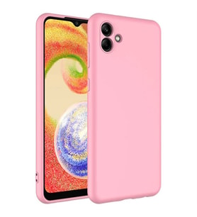 Coverzone Samsung Galaxy A04 ?le Uyumlu K?l?f Z-Mara Lansman Vieri Tam Koruma Arka Kapak Kamera Koruma �?k?nt?l? P�r�zs�z Y�zey Pembe