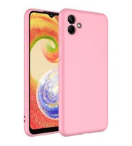 Coverzone Samsung Galaxy A04 ?le Uyumlu K?l?f Z-Mara Lansman Vieri Tam Koruma Arka Kapak Kamera Koruma �?k?nt?l? P�r�zs�z Y�zey Pembe