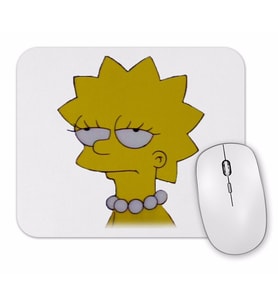Lisa Simpson Entediada Mouse Pad
