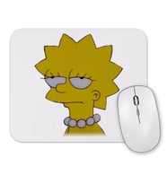 Lisa Simpson Entediada Mouse Pad