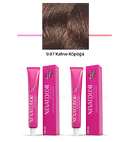 2 li Set Premium 9.07 Kahve Köpüğü - Kalıcı Krem Saç Boyası 2 X 50 g Tüp