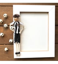 Sevgililer Günü Hediyesi -Beşiktaşlı Futbolcu- ( KİŞİSELLEŞTİRİLEBİLİR)-Çerçeve (Düz Beyaz)
