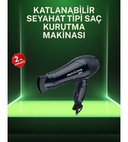 Kompakt Katlanabilir Saç Kurutma Makinesi Ev Ve Seyahat Uyumlu