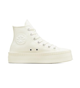 Converse Chuck Taylor All Star Modern Lift Platform Canvas Kadın Günlük Ayakkabı A06140C Krem