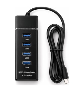 4 Port Type-C USB Hub 1.2M ZR1272