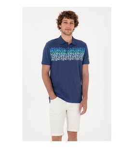 U.S. Polo Assn. Karc Lacivert Erkek Polo Yaka T-shirt 2104441