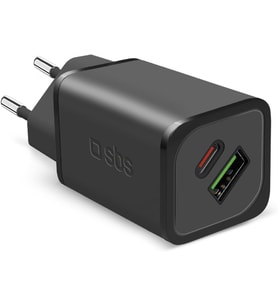 GaN Şarj Cihazı, 1 USB-C PD, 1 USB-A Hızlı Şarj