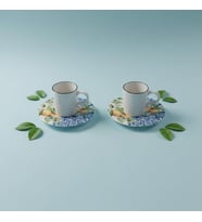 GÜRAL PORSELEN Camelia Orange 2 Kişilik Kahve Takımı 55742