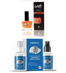 Kalyon Tırnak Bakım Yağı + Nedox Tırnak Bakım Spreyi Ve Losyonu 50ml+50ml (Krem)