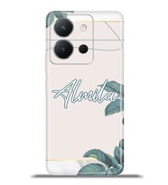 Vivo Y36 Kapak HD Renkli Dizayn Silikon Kılıf Kişiye Özel İsim - Bota