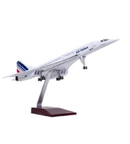 HEDİYELİK-MAKET UÇAKLAR-FRANCE CONCORDE-ÖLÇEK : 1:125 50 CM-JF.CONCORDE