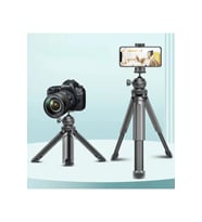 Mini Tripod, 360° Ayarlanabilir, 32 cm Selfie Çubuğu, Masaüstü Kullanım
