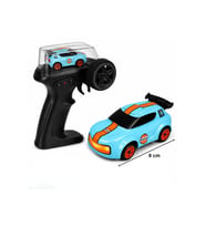 Uzaktan Kumandalı Şarjlı Mini Drift Arabası 1:64 Ölçek Işıklı RC Model Araç