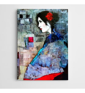 Geyşa Modern Sanat Kanvas Tablo